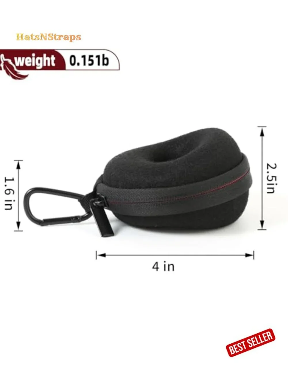 Single Watch Travel Case Felt Zipper Watch Organizer